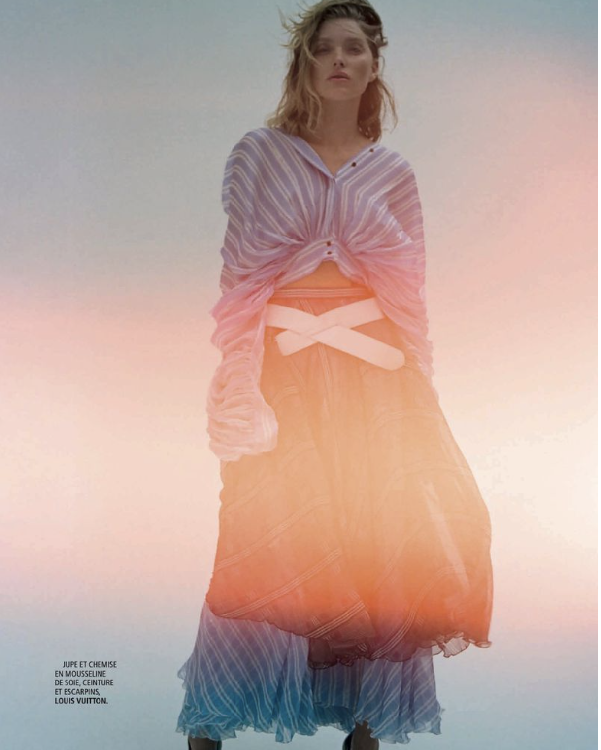 Elsa Hosk in Madame Figaro Sp 2024 Fashion by David Roemer